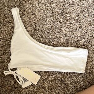 NWT L*Space Silver Lining Reversible Bikini Top, small